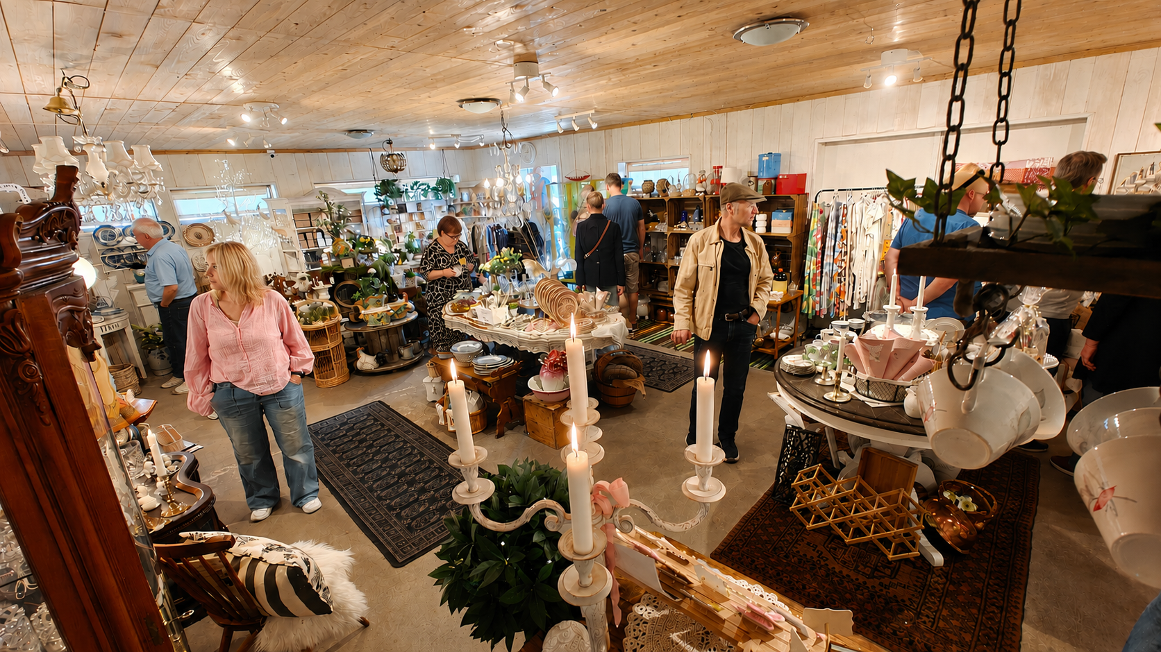 Kinnekulle Antique - heminredningsbutik och café på en 1700-talsgård
